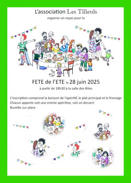 Invitation à la fête de l'été
