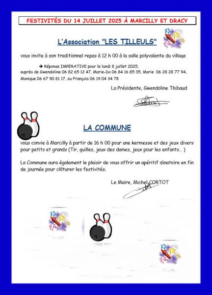 Invitation au 14 juillet