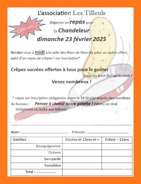 Invitation à la Chandeleur